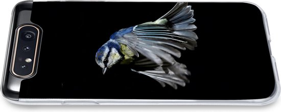 Coque Samsung Galaxy A80 - Vogels - Ressorts - Zwart - Coque de téléphone en Siliconen