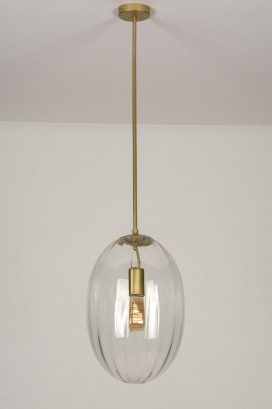 Lumidora Hanglamp 73271 - JOWIN - E27 - Goud - Messing - Metaal - ⌀ 30 cm