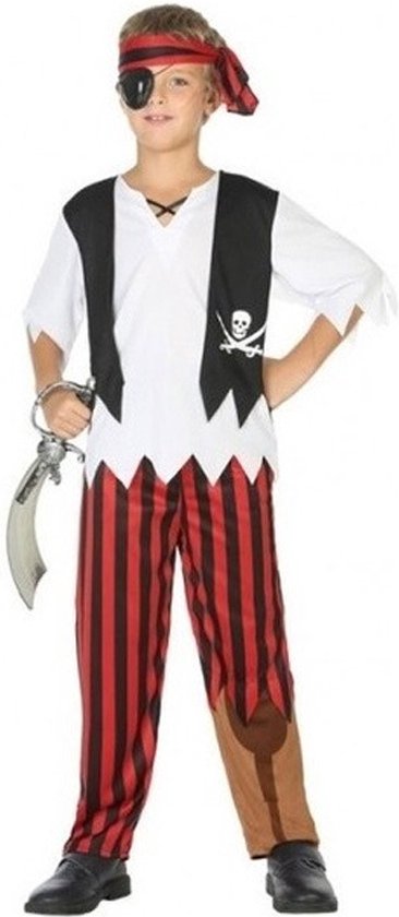 Piraten verkleedset / kostuum voor jongens- carnavalskleding - voordelig geprijsd 104