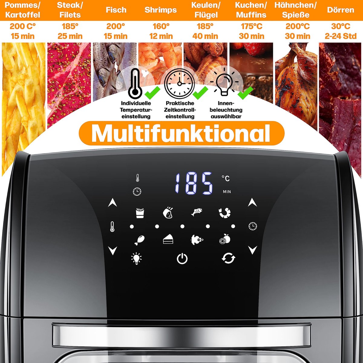 Het XXL Ultieme Ninja Dual Zone Heteluchtfriteuse Kookboek, Madame Gelato | eBook | 9789403807348