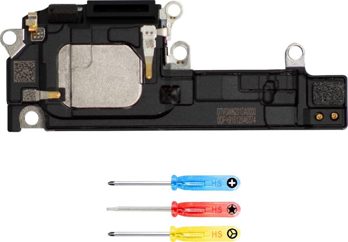 MMOBIEL Luidspreker voor iPhone 15 - Luidspreker Reparatie - Telefoon Luidspreker Vervanging - Ringer, Buzzer Luidspreker Reparatie - Incl. flex kabel en schroevendraaier