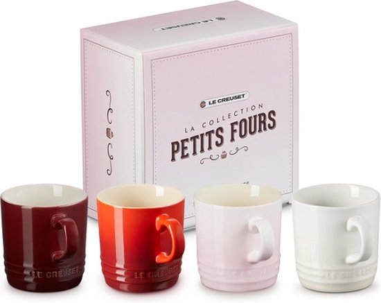 Le Creuset - Petits Fours - Koffiebekers 200 ML - Set Van 4 Stuks