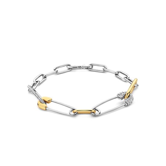 TI SENTO Armband 23034ZY - Zilveren dames armband - Maat S