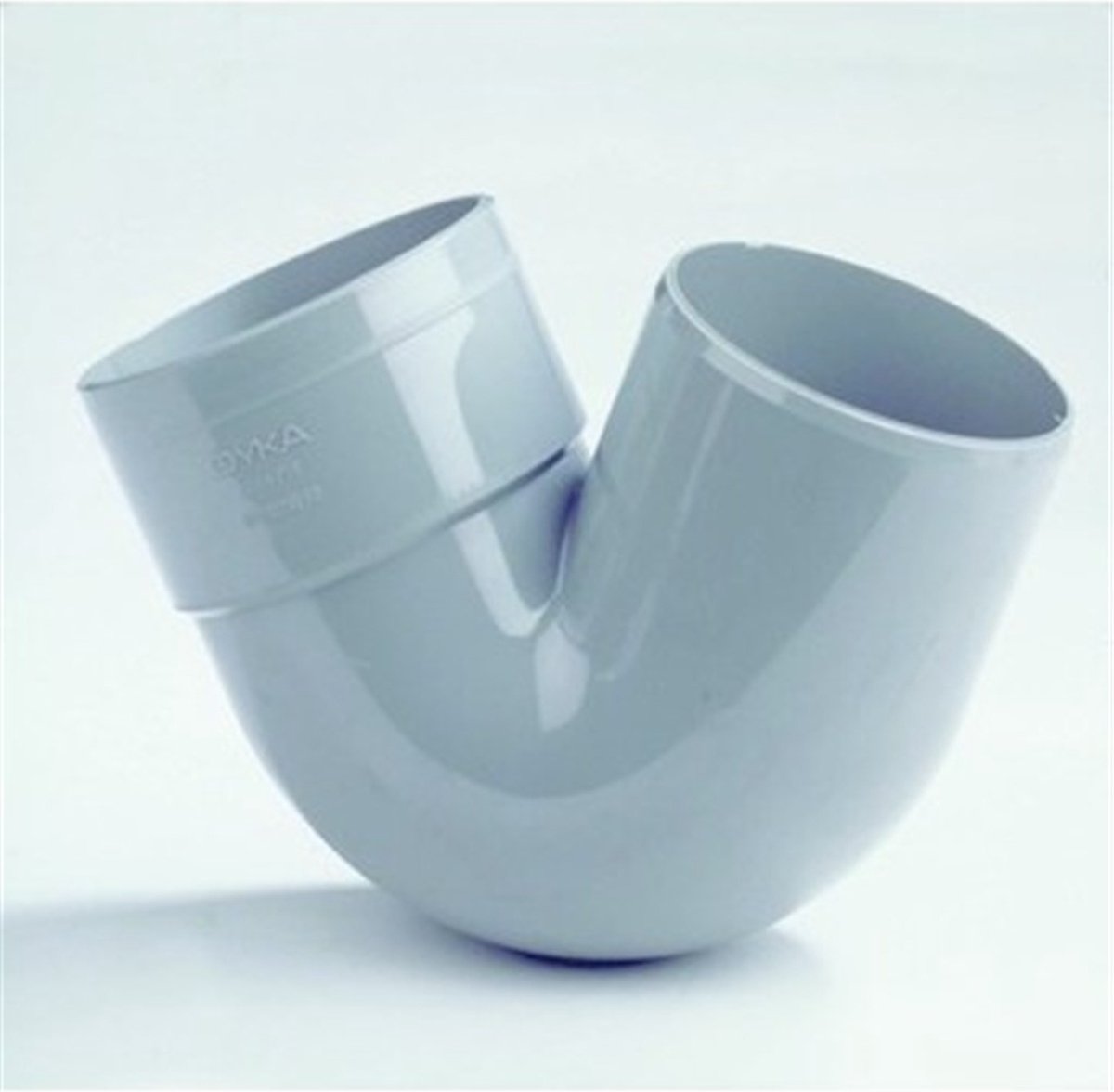 Sifonbocht Mof/Spie 110Mm Pvc Grijs