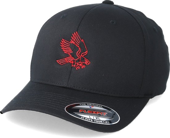 Hatstore- Eagle Red/Black Flexfit - Eagle Cap