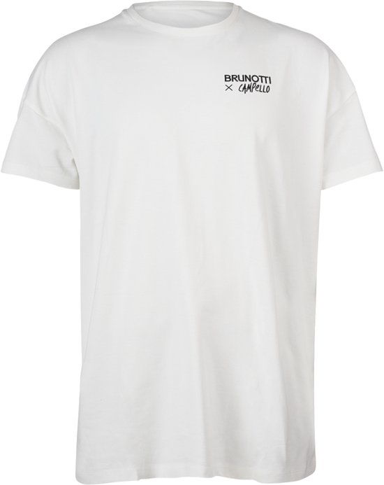 Brunotti Campello-Palm Heren Oversized T-shirt - Wit - S