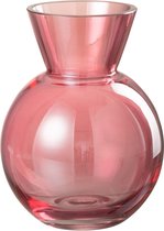 J-Line vase Boule - verre - rouge - small
