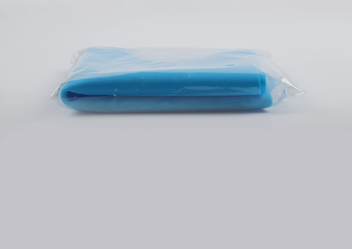 Xespis Siliconen mat, groot 70 x 50 cm, voor epoxyhars, knutselonderlegger, siliconen knutselmat, schilderonderlegger voor kinderen, multifunctionele anti- aanbaklaag, antislip, placemat (bruin