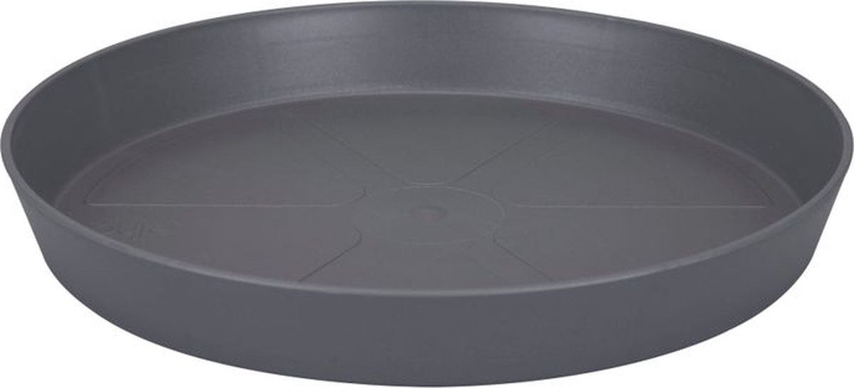 Elho Loft Urban Schotel Rond 21 - Schotel voor Buiten - Ø 20.4 x H 2.9 cm - Antraciet