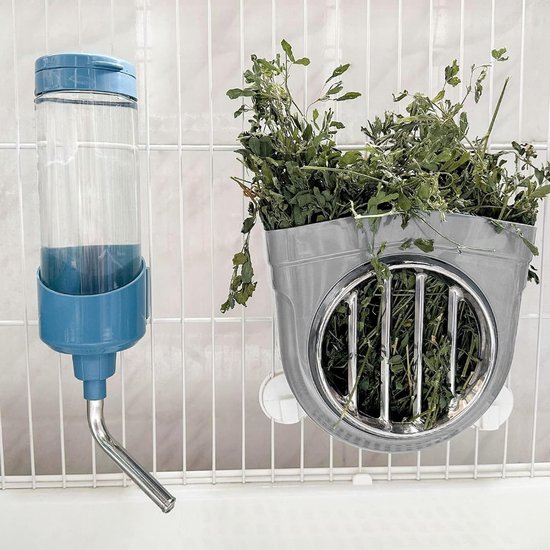 Grasstandaard Voor Konijnen Konijnenvoeder Konijnen Hooi Houder Konijnen Hooi Feeder Grasvoeder Voor Konijnen Hooi Feeder Houder Hooi Voer Kribbe Houten Huisdier Chinchilla