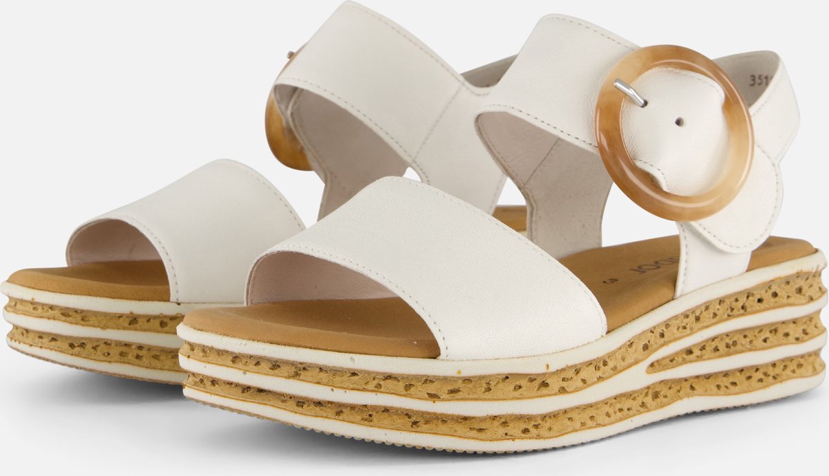 Gabor 550.2 Sandalen - Dames - Wit - Maat 40