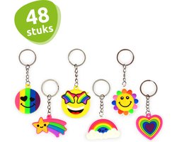 Isa's Friends® - Cadeaux à distribuer Porte-clés Rainbow - 48 pièces - Treat