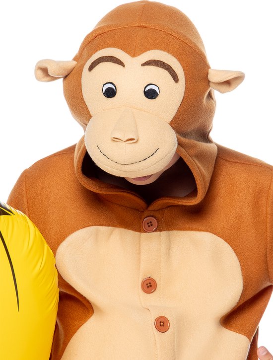 FUNIDELIA Combinaison Singe pour Enfants - Costume de Singe - 135 - 152 cm