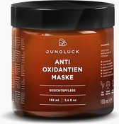 JUNGLÜCK | Antioxidant Masker | Licht olie-gel masker | heeft een antioxiderende werking & beschermt je huid tegen vrije radicalen | 1% Resveratrol |100 ml