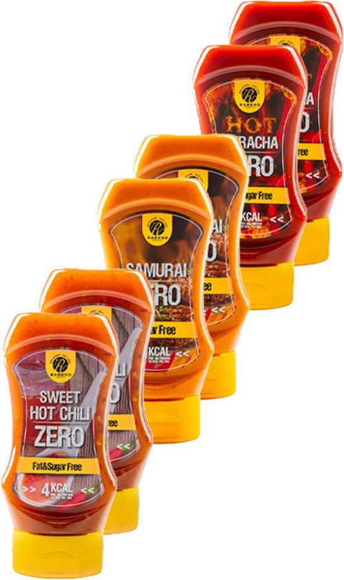 Rabeko | Saus Hot Mix | 6 x 350 ml