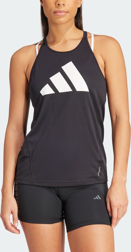 adidas Performance Run It Tanktop - Dames - Zwart- 2XS