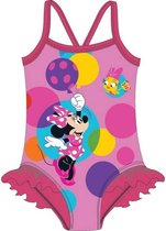 Minnie Mouse badpak - roze - Disney Minnie Mouse zwempak - maat 122/128