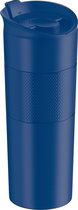 Electrox Thermofles - Premium Quality Tumbler -Travel Mug - MarineBlauw - 500 ml - Thermosbeker met Lekvrij Deksel - Vacuüm - Dubbelwandig - Reisbeker - Roestvrij staal - Reisbeker - Thermobecher voor koffie en thee - Blauw Warm en Koud Houden