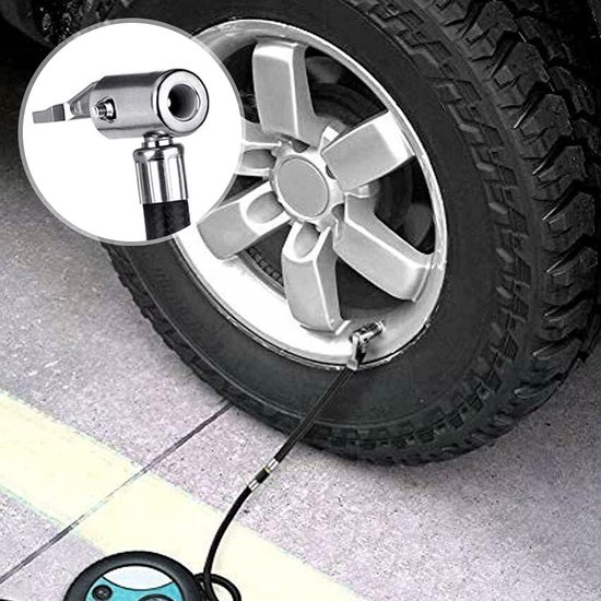 Autopomp - 10 cm - autobanden - luchtpomp - verlengbuis - ventieladapter - verlengslang voor luchtdruk - voor fiets auto motorfiets fietsband luchtpomp — afbeelding 3
