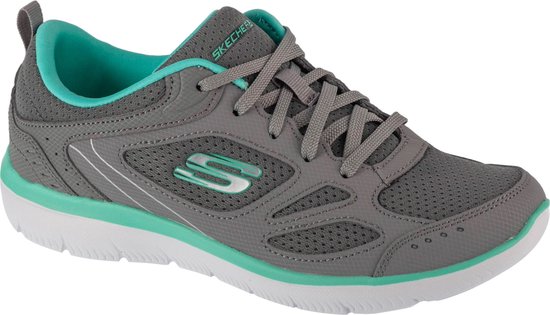 Skechers Summits Suited 12982-GYTQ, Vrouwen, Grijs, Sneakers,Sportschoenen, maat: 36