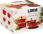 10742 Laria Stockpot Set 4pc Red