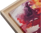 Baklijst Blank voor Canvas 100 x 40 cm - Canvaslijst - Art. nr. 23-18- 0,5 cm ruimte