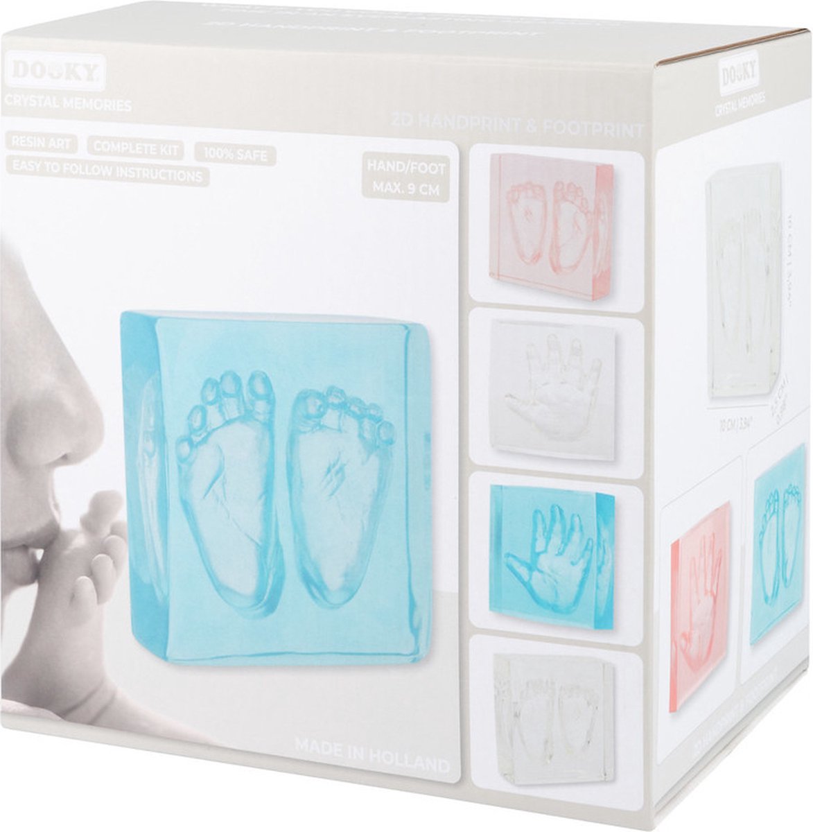 Goedkoopste Crystal Memories - 2D Hand & Footprint - Epoxy pakket voor 2D handjes/voetjes