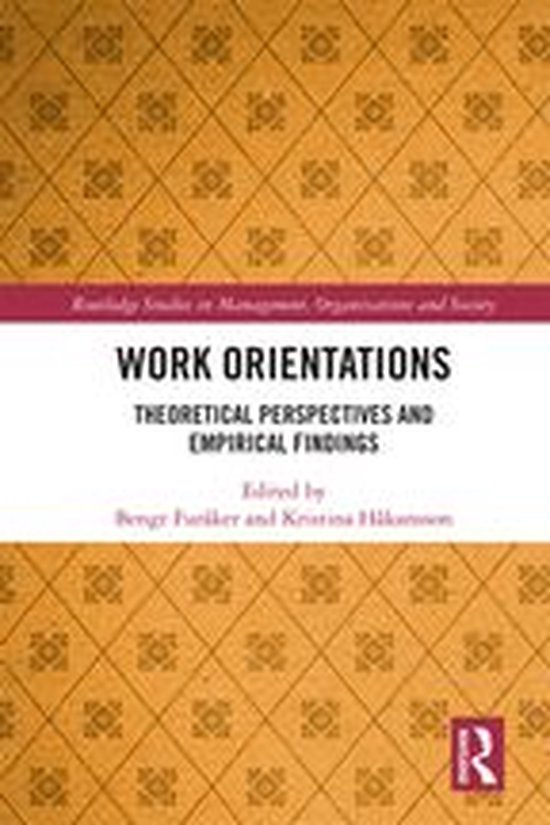 Routledge Studies in Management, Organizations and Society - ... - cover