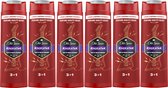 Old Spice Rockstar 3 in 1 Body - hair - face wash SIX PACK 6*400 ML