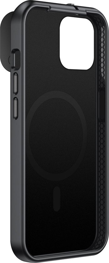 Valenta x Spy-Fy - Coque iPhone 15 avec caches d'appareil photo à l'avant et à l'arrière | Protège votre vie privée et vos Caméras | Étui de confidentialité Valenta Zwart