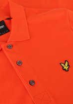 Lyle & Scott Plain Polo Polo's & T-shirts Heren - Polo shirt - Oranje - Maat L