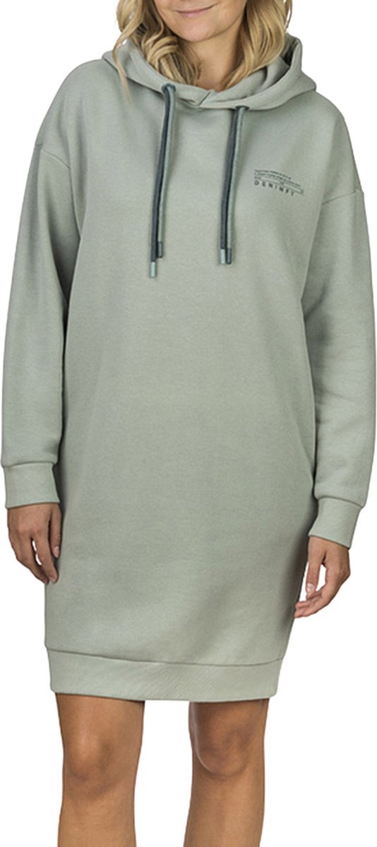 DENIMFY Dames Sweatshirt DFAnna bequem Groen L Volwassenen