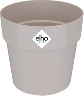 Elho B.for Original Rond 25 - Bloempot voor Binnen - 100% Gerecycled Plastic - Ø 24.7 x H 23.2 cm - Warm Grijs