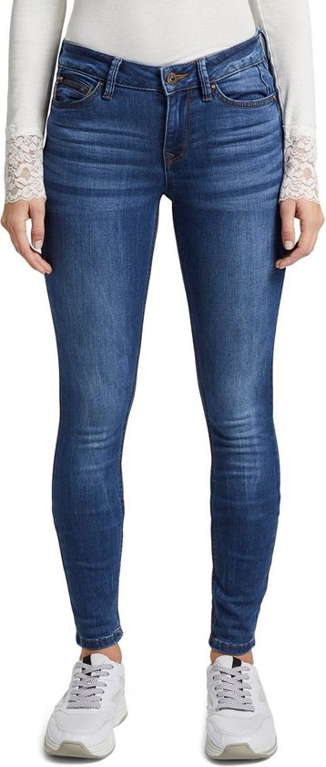 Tom Tailor Denim Dames Jeans Broeken Jona skinny Fit Blauw 32W / 34L Volwassenen