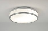 Lumidora Plafondlamp 71099 - Plafonniere - RENO - 2 Lichts - E27 - Wit - Aluminium - Kunststof - Buitenlamp - Badkamerlamp - IP44 - ⌀ 35 cm