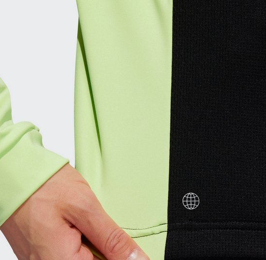 Adidas Lichtgewicht Quater Zipp Sweater Black Pullim van adidas — afbeelding 3