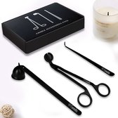 Cannlix - Kaarsendover - Candle Snuffer - Kaarsen dover - Kaarsen - Wick Trimmer - 3 delig - Set