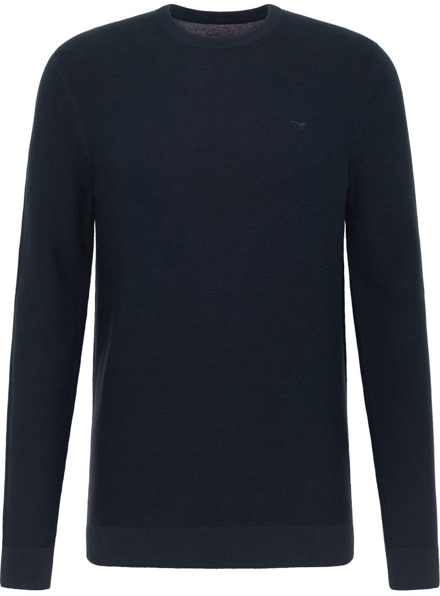 Mustang Heren trui ELLIOT regular fit Blauw 6XL Ronde Hals Volwassenen