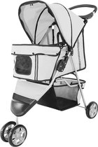 Hondenwagen - Hondenbuggy - Buggy - Honden - Katten - Huisdier - Stroller - Honden - Buggy - Grijs