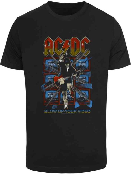 Merchcode AC/DC - Blow Up Your Video Heren T-shirt - L - Zwart