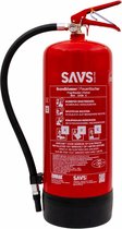 SAVS® Brandblusser poeder 9 kg - 43A 233B C - Met montagebeugel - Vorstbestendig - Poederblusser