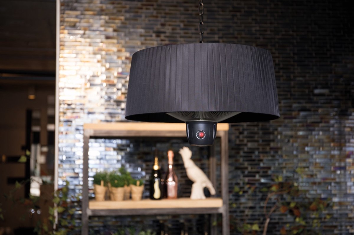Sunred Artix Bright 1500 W - Hanging patio heater - Black + cover