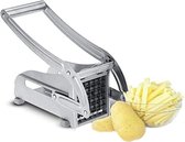 Stainless Steel French Fry Cutter - Commercial Grade Vegetable and Potato Slicer with No-Slip Suction Base french fry cutter