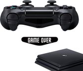 Gadgetpoint | Gaming Controller(s) Stickers | Accessoires geschikt voor Playstation 4 - PS4 | Game Over | Vaderdag Cadeau