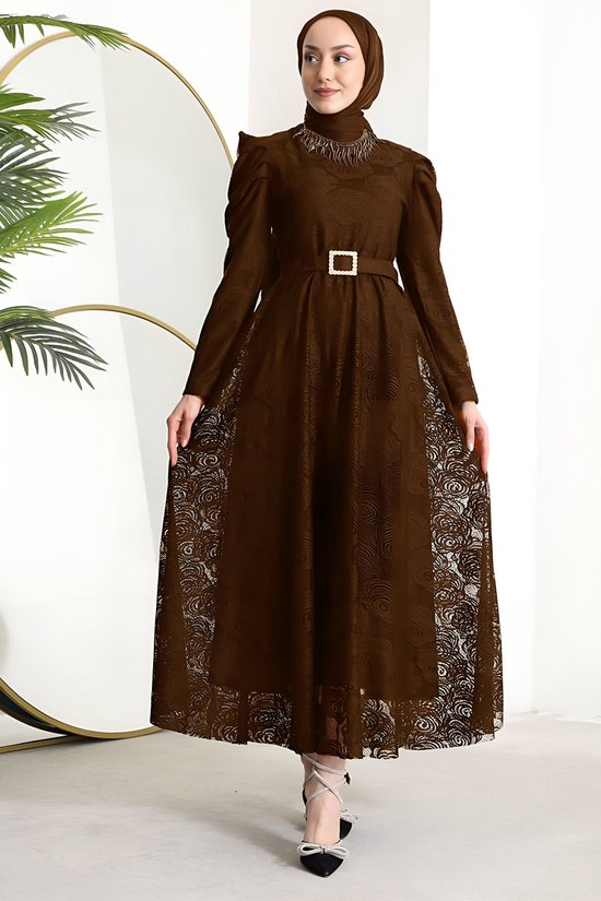 MODABOUT Lange jurk Abaya Hijab-jurk dames - NELB0007D4645KHV