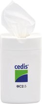 cedis ec2.5 desinfecterende reinigingsdoek in dispenser 25 stuks