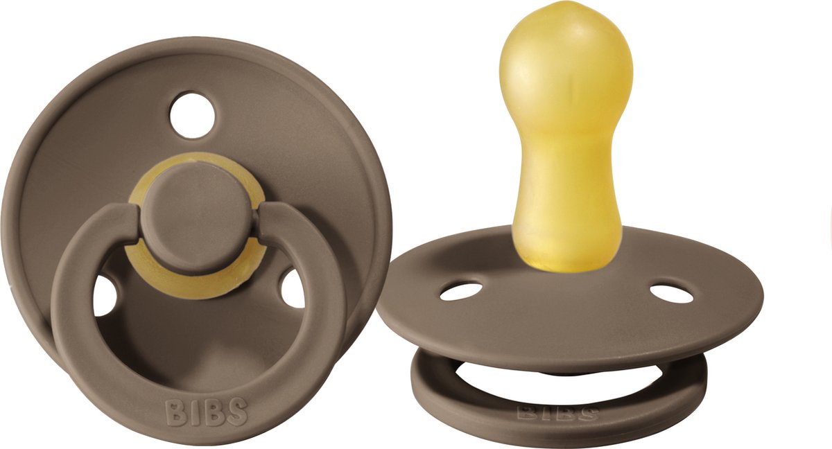 Goedkoopste BIBS Fopspeen 6-18 mdn - Dark Oak (1 stuk