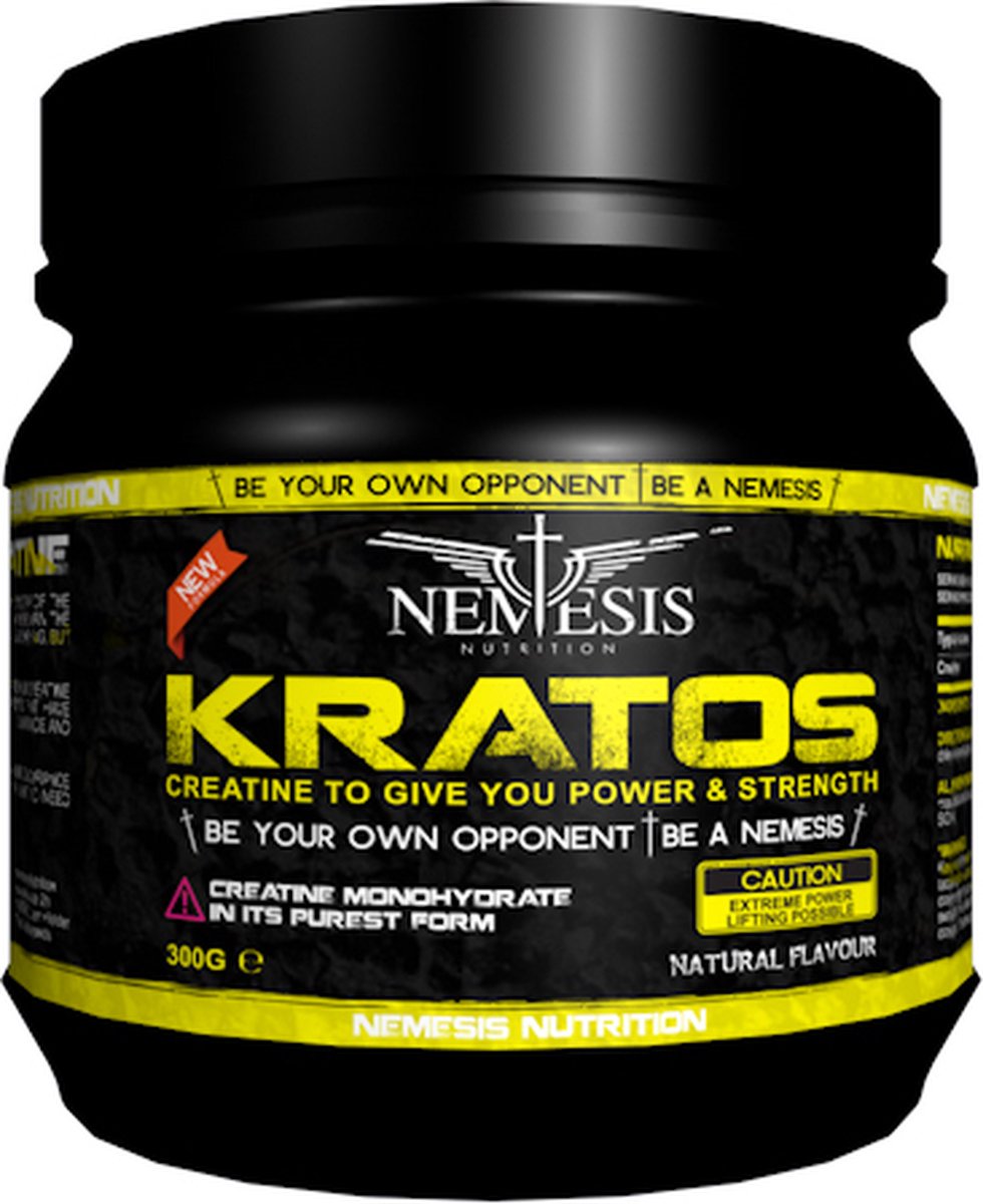 Goedkoopste Nemesis Nutrition | Creatine Monohydraat | Unflavoured | 2 potten van 300gr 120 servings Totaal | Herstel | Nutriworld