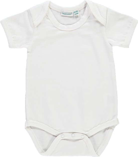 Babylook Romper Korte Mouw White maat 62/68