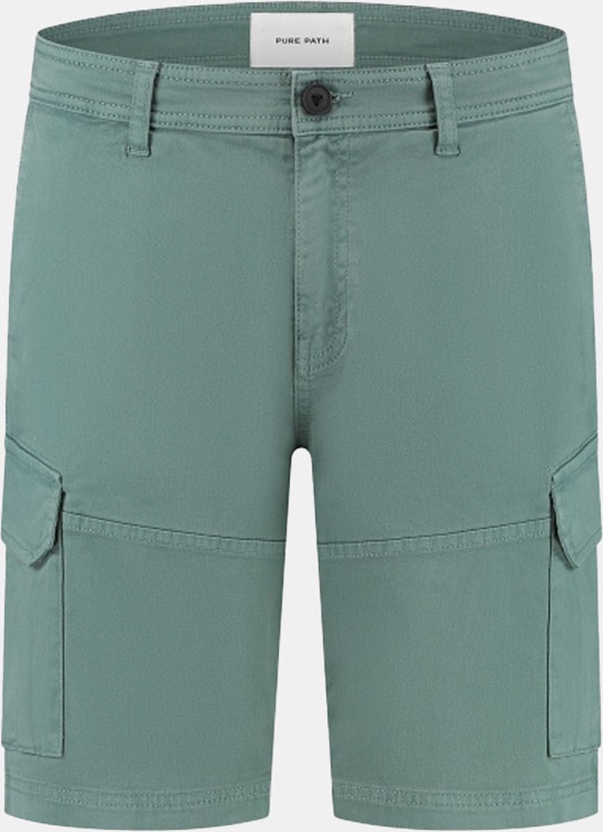 Purewhite Garment Dye Cargo Shorts